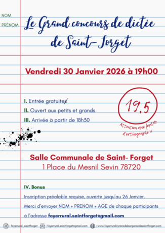 Soir�e dict�e 2026