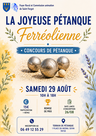 P�tanque Aout 2026